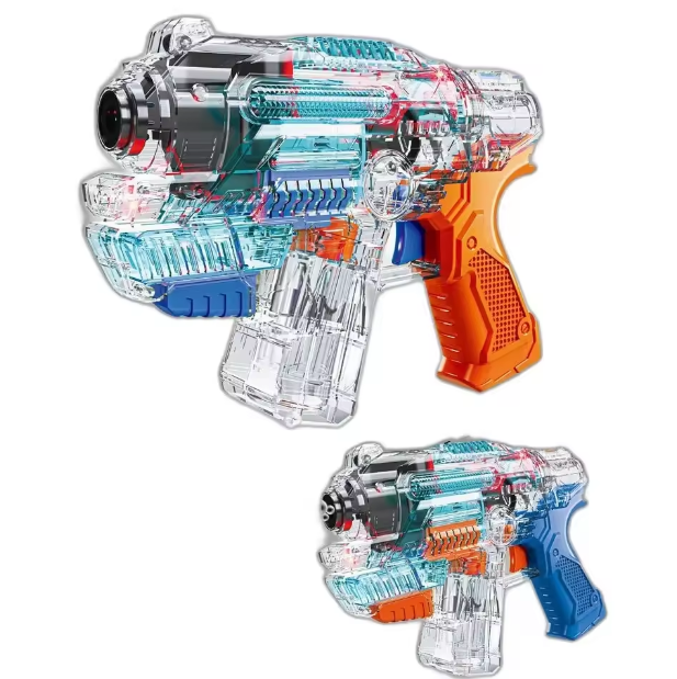 Electric Transparent Bubble Blowing Gun With Light & Sound