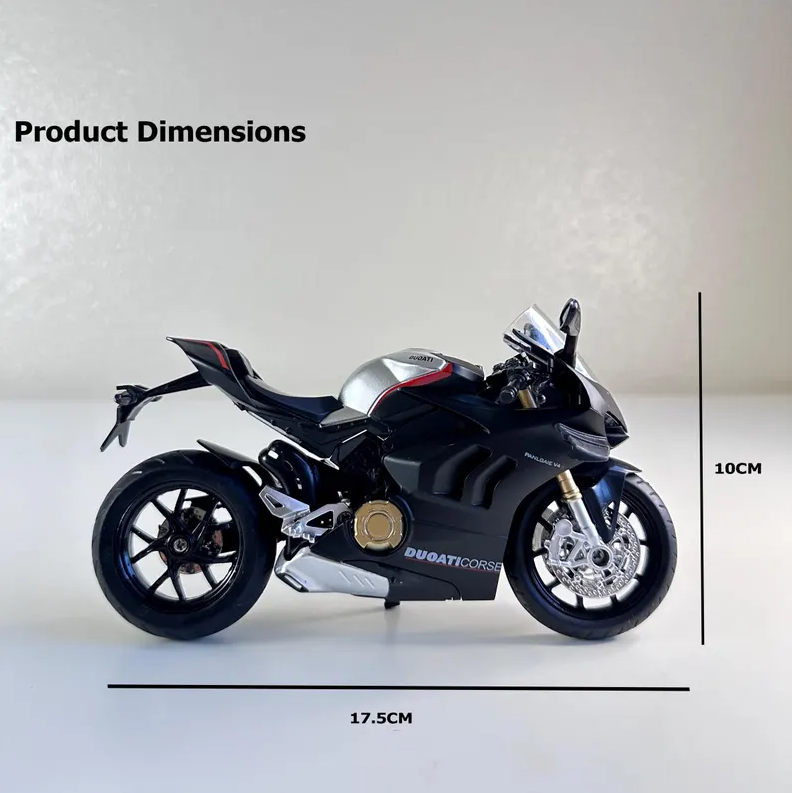 1:12 Mini Diecast Ducati Corse V4 Model Bike