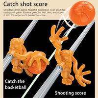2 Players Basket Ball Finger Shooting Table Top Game