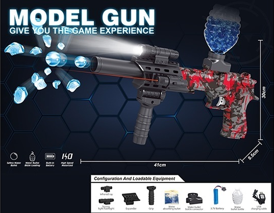 Electric Gel Blaster Super Shooting Elite Gun