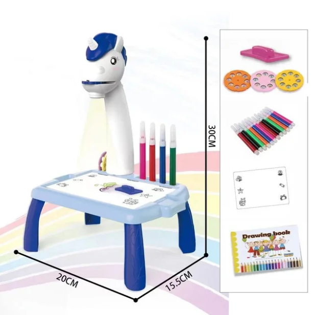 Mini Kids Projector Painting & Graffiti Table