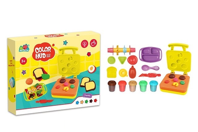 16Pcs DIY Manual Colored Play Dough Breakfast Machine