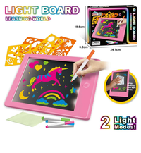 Premium Kids Neon Colors LCD Writing Tablet - Pink