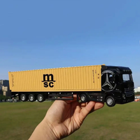 1:24 Diecast Metal Transport Container Truck