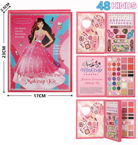 48Pcs Realistic Princess Book Shape Makeup Kit