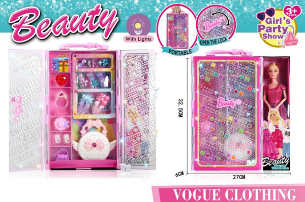 Beauty Dream Wardrobe With Doll