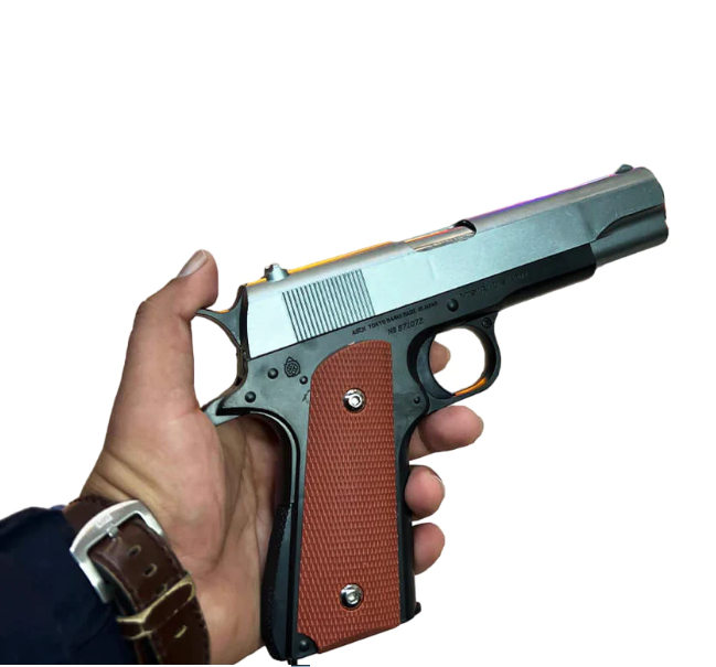 Metal Gun Shooter Toy