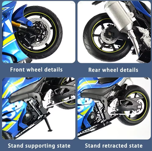 1:12 Diecast Suzuki GSX-R1000 Official Licensed Model