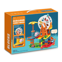 82Pcs DIY Manual Dinosaur Ferris Wheel Building Blocks