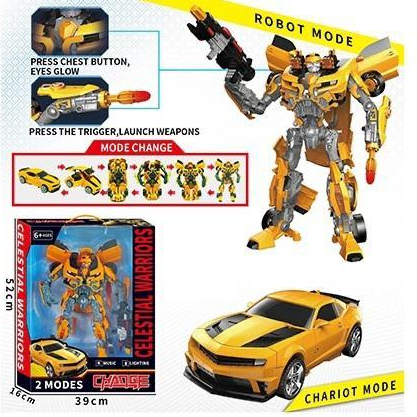 Manual Transformation Action Figure Robot Car Toy