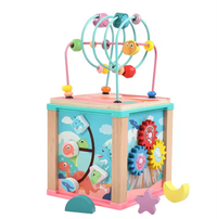 Wooden Multi-functional Activity Winding Bead Toy