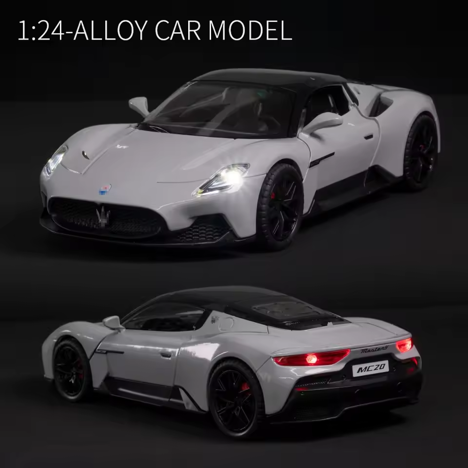 1:24 Diecast Maserati MC20 Convertible Model Car