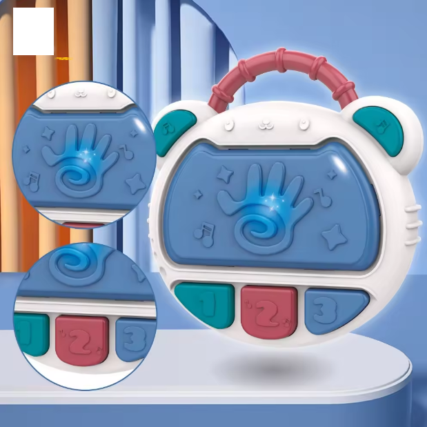Baby Mini Musical Hand Clapping Drum With Lights