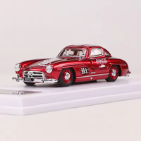 1:24 Diecast Benz 300SL Coca-Cola Edition Model With Acrylic Box