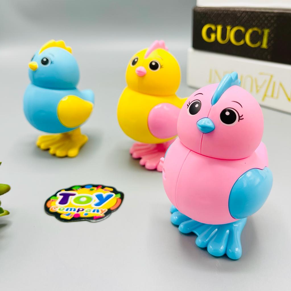 Cute Wind-up Jumping Chick Toy