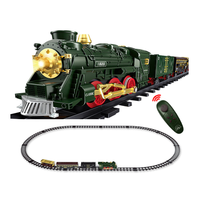 44Pcs RC Classic Train Track Set With Smoke