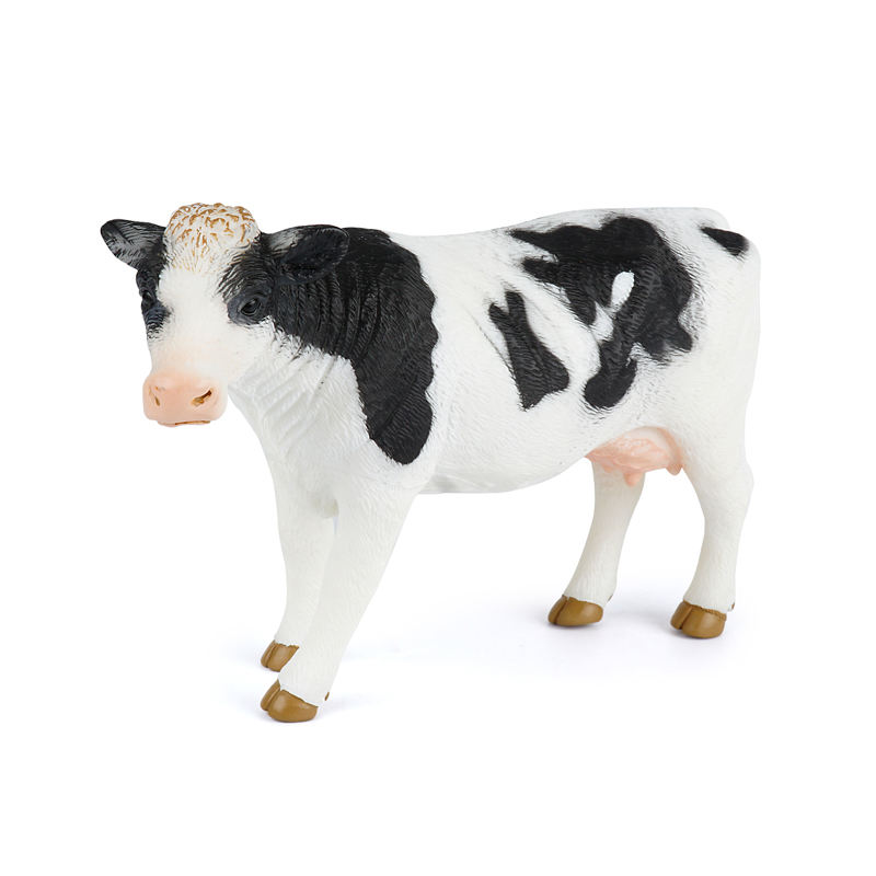 Premium Cow Animal Figure Toy - 1Pc