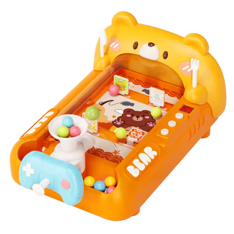 Battery Operated Bear Themed Pinball Shooting Machine
