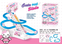 Thumbnail for Electric Kitty Slide Racing Track Set With Lights & Music