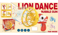 Battery Operated Cartoon Dance Colorful Bubble Gun