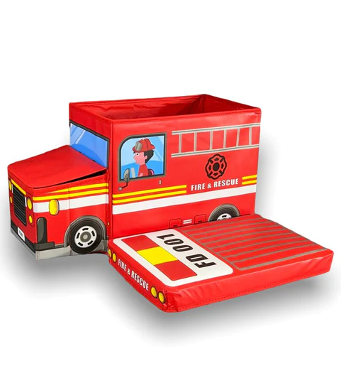 Kids Foldable Storage Box - Fire & Rescue Design