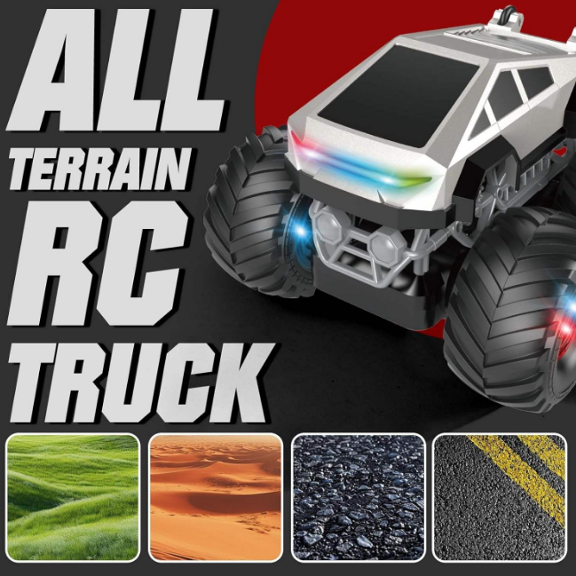 RC Big Foot Tesla Stunt Off-Road Truck
