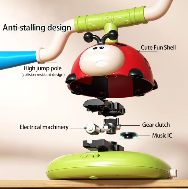 3in1 Multi-function RC Ladybug Exercise & Games Set