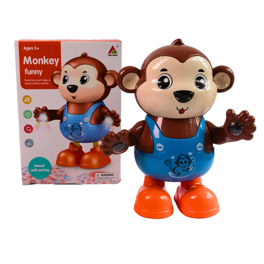 Electric Dancing Funny Monkey With Light & Music