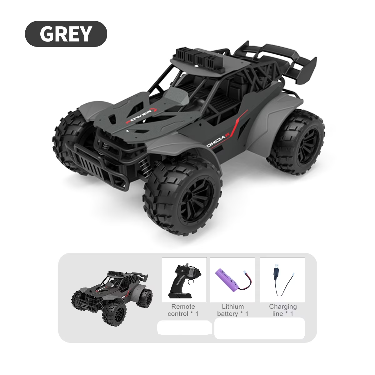 2.4GHz RC Alloy Off-Road Racing Model