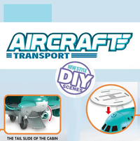 ABS Inertial Aircraft Toy With 4Pcs Vehicles
