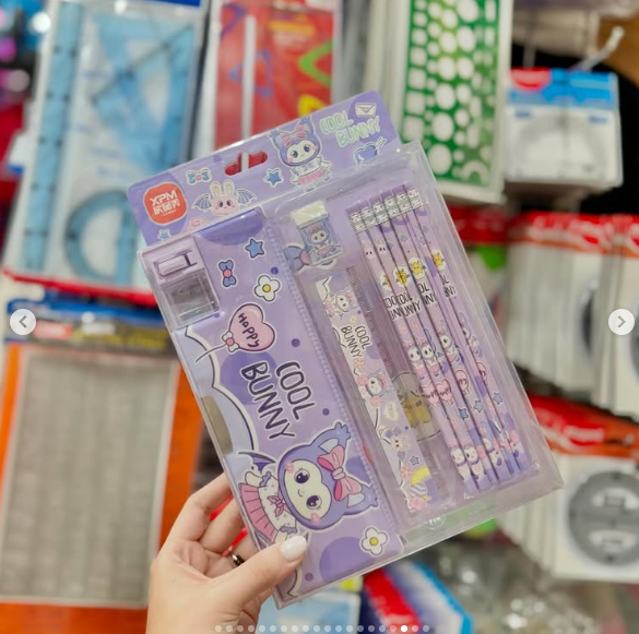 Premium Bunny Kids Stationery Set