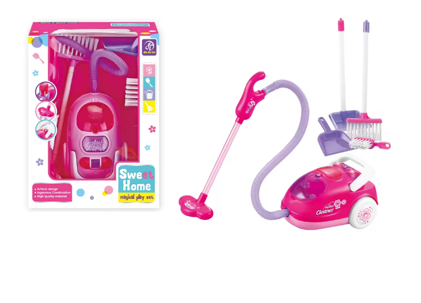 Kids Pretend Play Electric Vacuum Cleaner Play Set