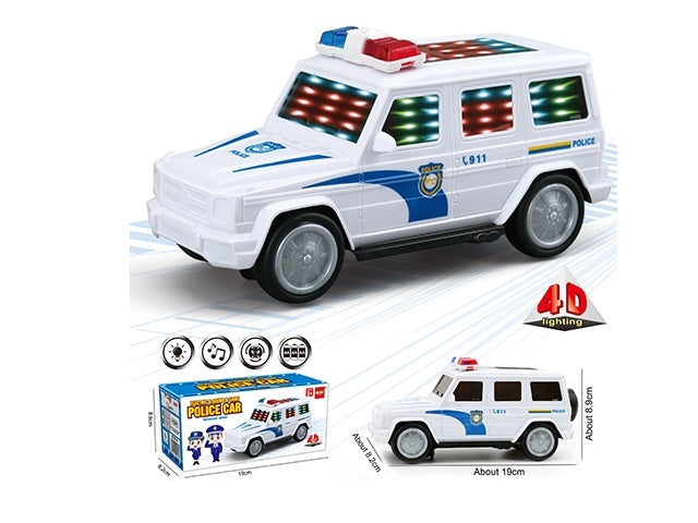 Battery Operated Police Jeep With Light & Sound