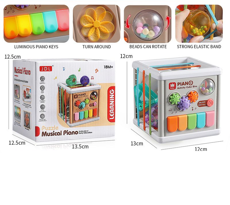 Multi-functional Kids Musical Puzzle Activity Toy
