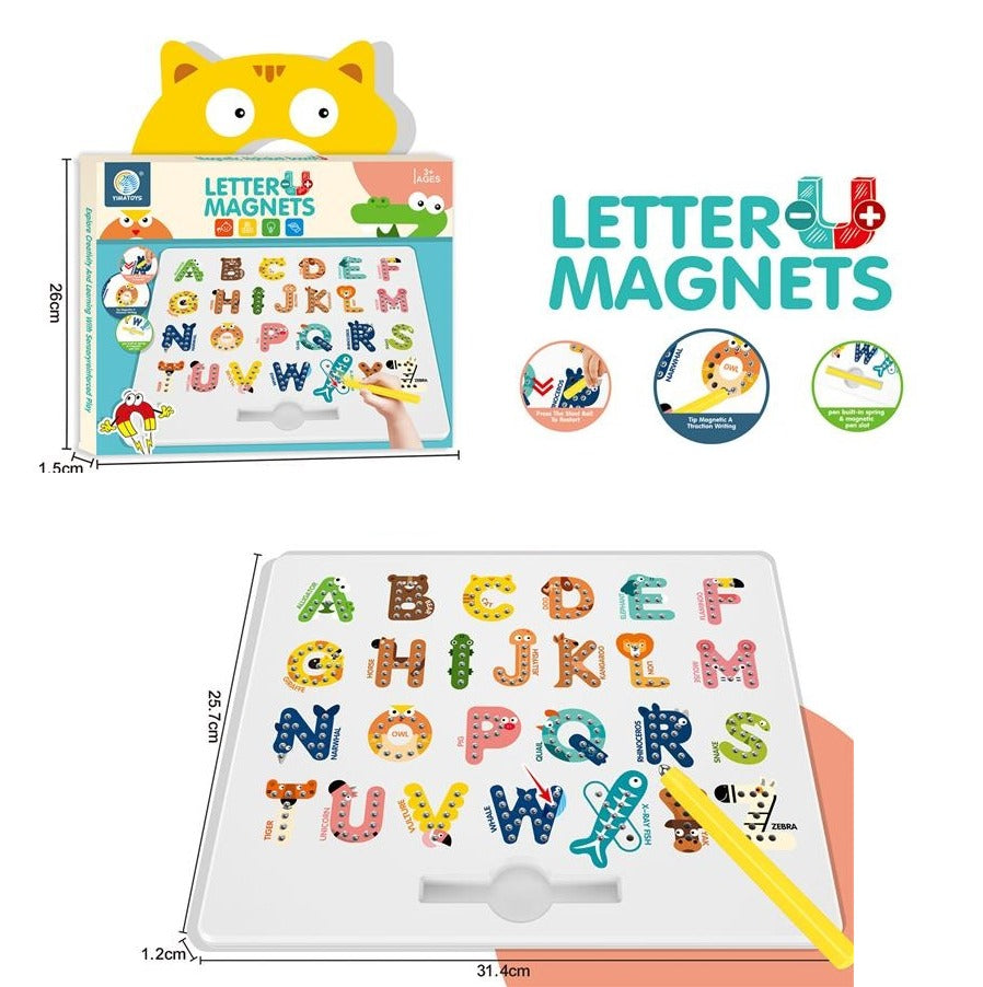 Creative Magnetic Cartoon Alphabets Board