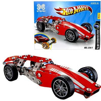 133Pcs Hot Wheel DIY Tech Bricks Ferrari Car