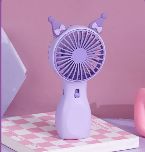 Rechargeable Unique Design Handheld Lighting Fan