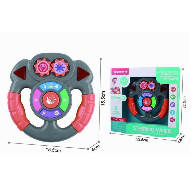Musical Steering Wheel Kids Study Paradise