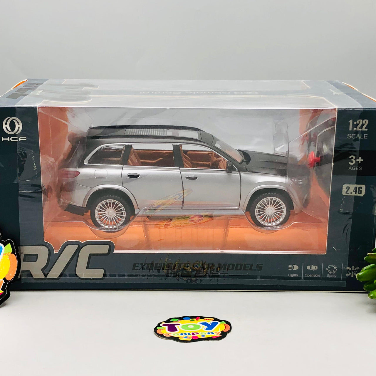 1:22 RC Diecast Mercedes Maybach GLS Model Car With Smoke