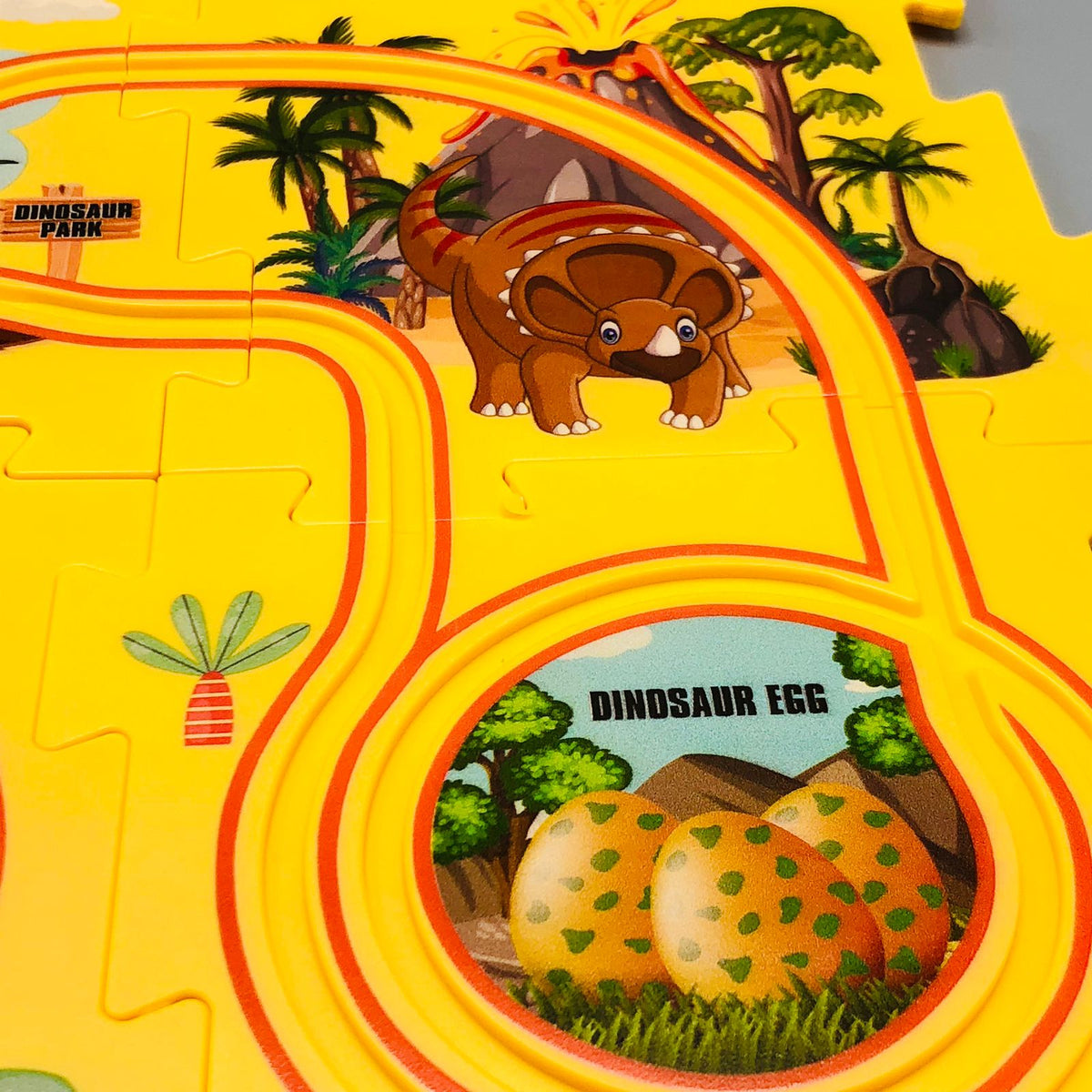 Manual 5Pcs DIY Track Car Puzzle Set - Minor Fault