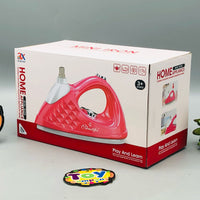 Kids Pretend Play Mini Iron With Water Spray