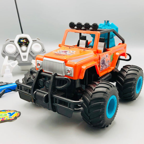 Remote Control Spray Off-Road Jeep With Headlights