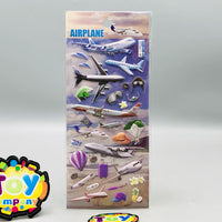 3D Airplane Themed Sticker - 1Pc