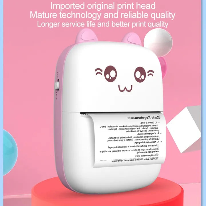 Mini Portable Bluetooth Connectivity Thermal Printer