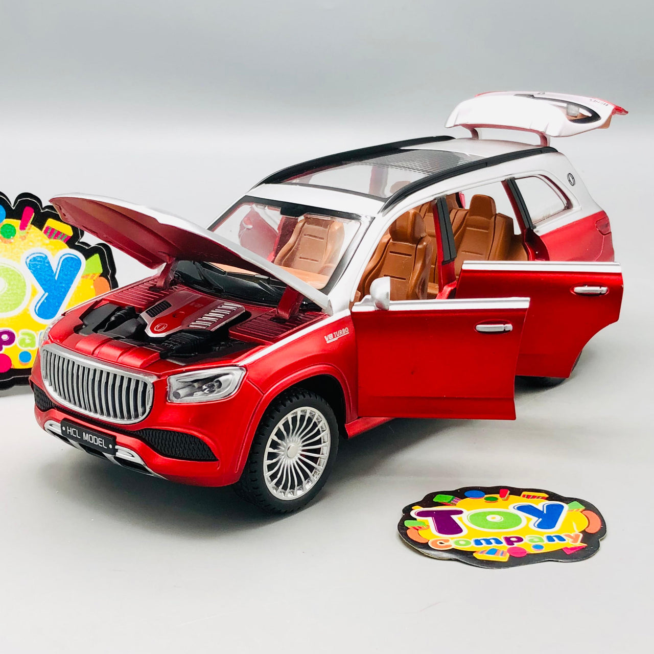1:22 RC Diecast Mercedes Maybach GLS Model Car With Smoke