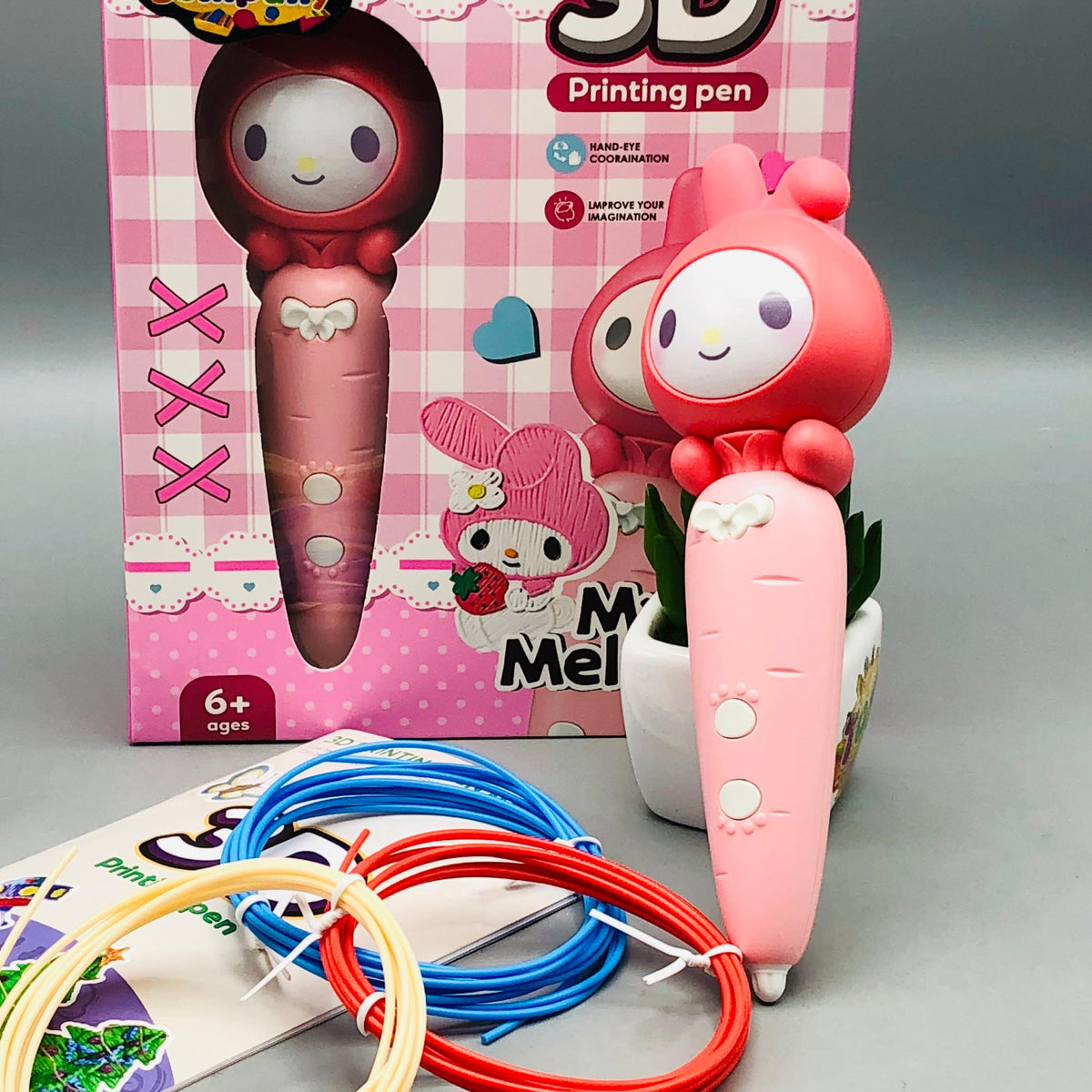 Electric Hello Kitty Toddlers 3D Drawing Pen