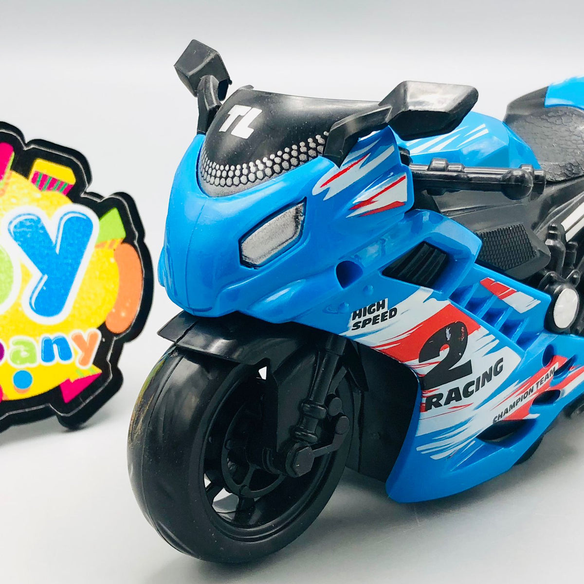 1Pcs ABS Inertial Power Mini Racing Bike