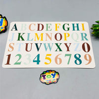 A-Z Capital Alphabet & Numbers Stencil Set