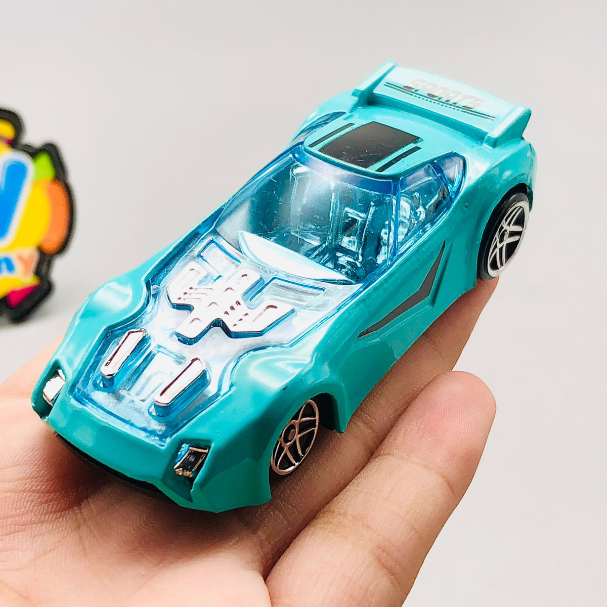 16Pcs Mini Diecast Inertial Cars With Display Racks
