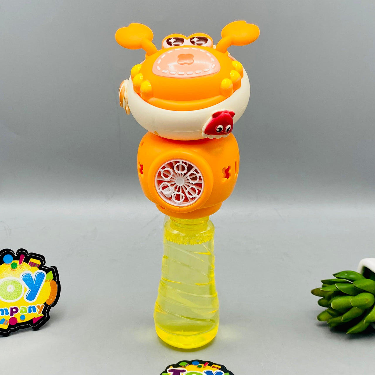 5 Holes Electric Crab Themed Colorful Bubble Stick